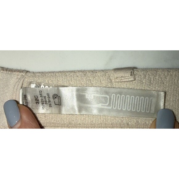 Push Up Bra Beige 32C Missing Straps - Picture 5 of 5